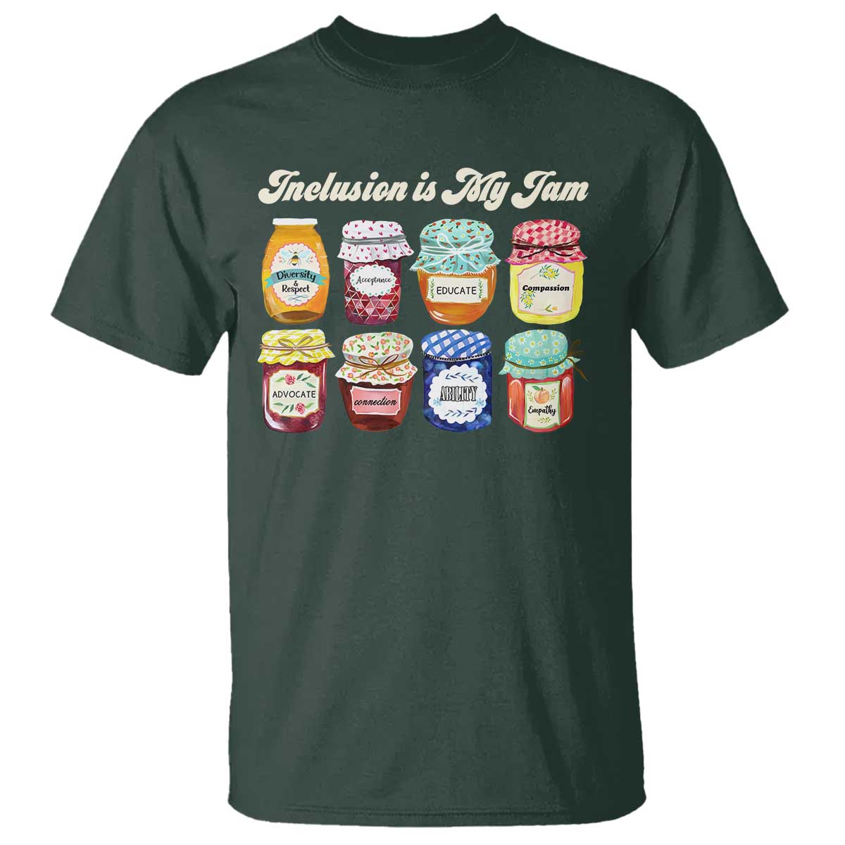Inclusion Is My Jam T Shirt Special Education Teacher Autism Support