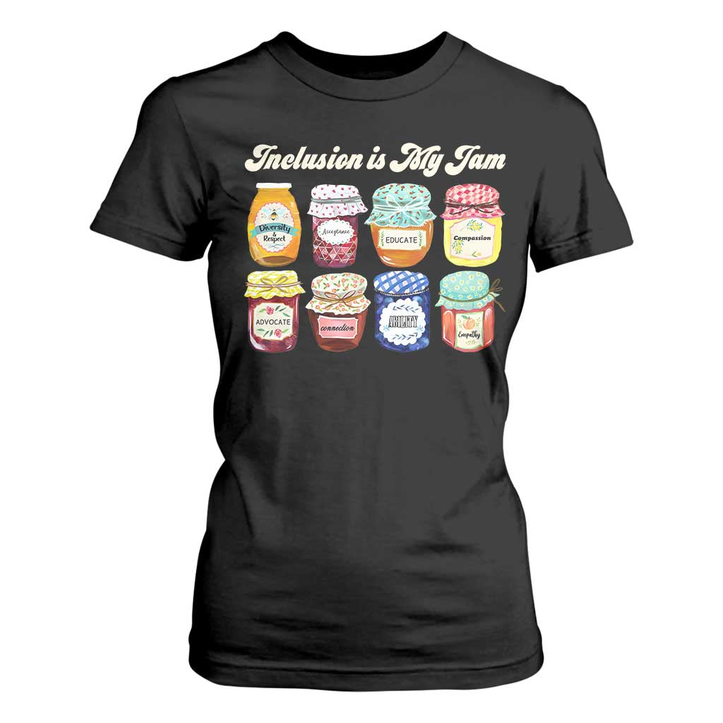 Inclusion Is My Jam T Shirt For Women Special Education Teacher Autism Support