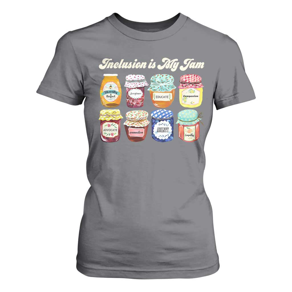 Inclusion Is My Jam T Shirt For Women Special Education Teacher Autism Support