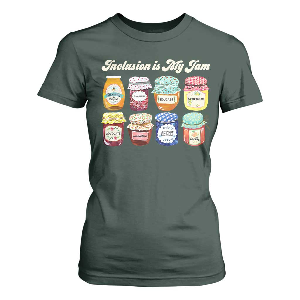 Inclusion Is My Jam T Shirt For Women Special Education Teacher Autism Support