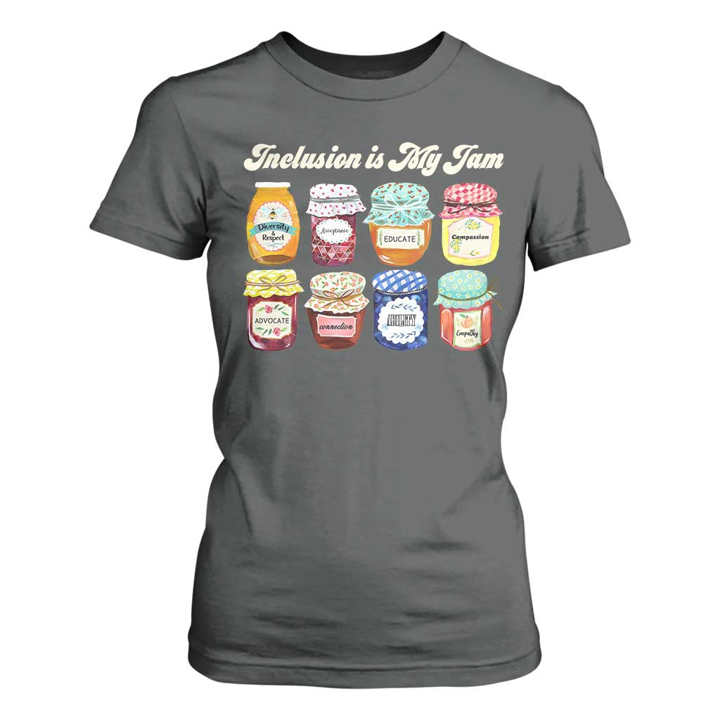 Inclusion Is My Jam T Shirt For Women Special Education Teacher Autism Support