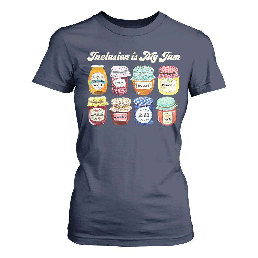 Inclusion Is My Jam T Shirt For Women Special Education Teacher Autism Support