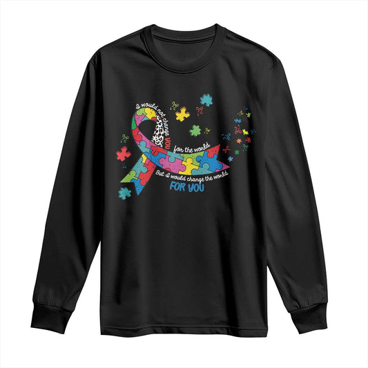 Autism Support Coquette Bow Long Sleeve Shirt Special Education Teacher