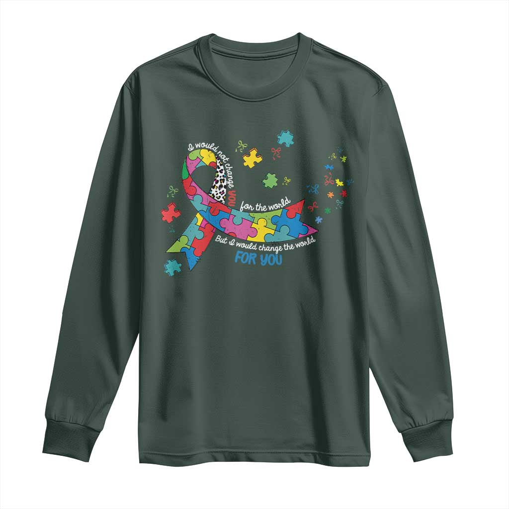 Autism Support Coquette Bow Long Sleeve Shirt Special Education Teacher
