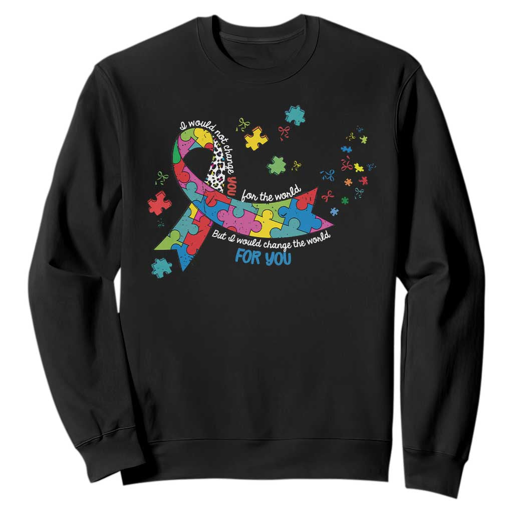 Autism Support Coquette Bow Sweatshirt Special Education Teacher