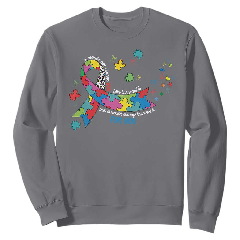 Autism Support Coquette Bow Sweatshirt Special Education Teacher
