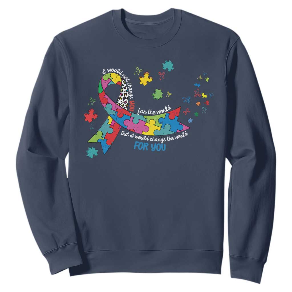 Autism Support Coquette Bow Sweatshirt Special Education Teacher