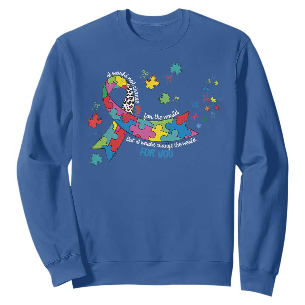 Autism Support Coquette Bow Sweatshirt Special Education Teacher