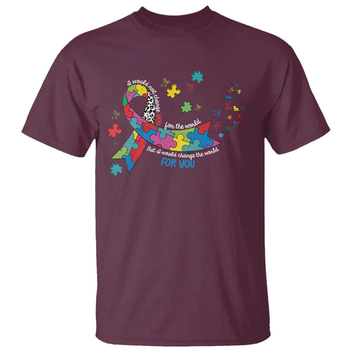 Autism Support Coquette Bow T Shirt Special Education Teacher