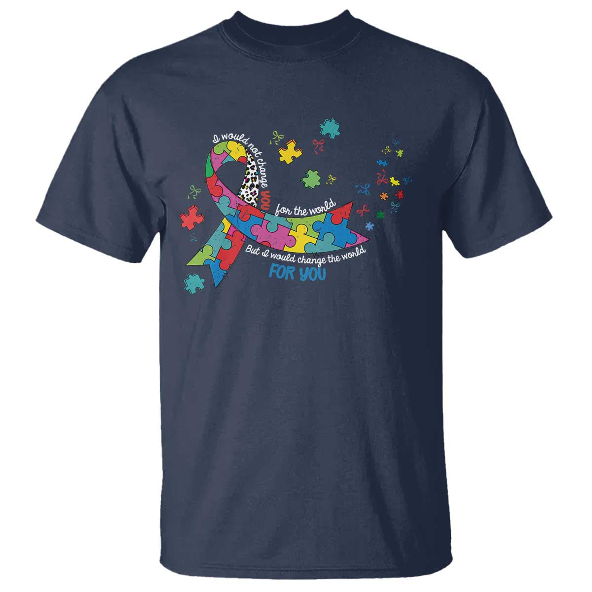 Autism Support Coquette Bow T Shirt Special Education Teacher
