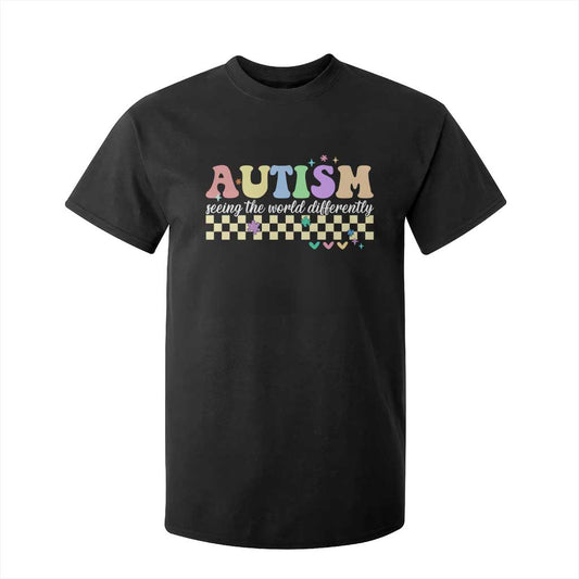 Autism Acceptance Month T Shirt For Kid Seeing the World Differently