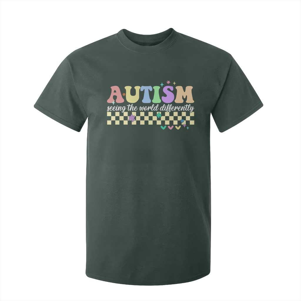 Autism Acceptance Month T Shirt For Kid Seeing the World Differently