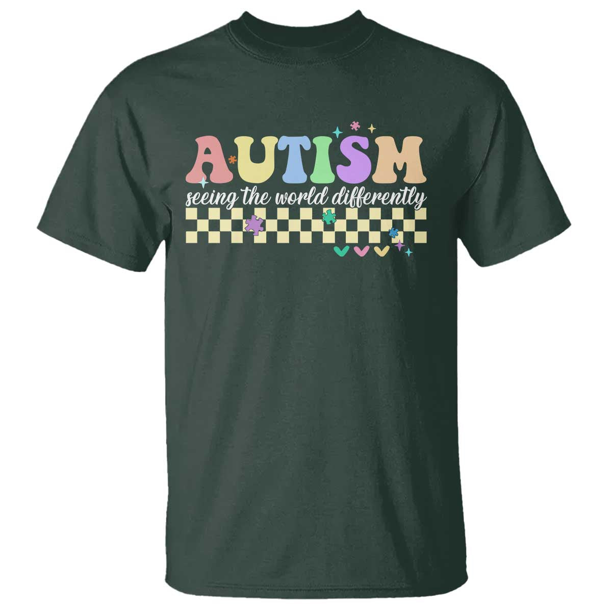 Autism Acceptance Month T Shirt Seeing the World Differently