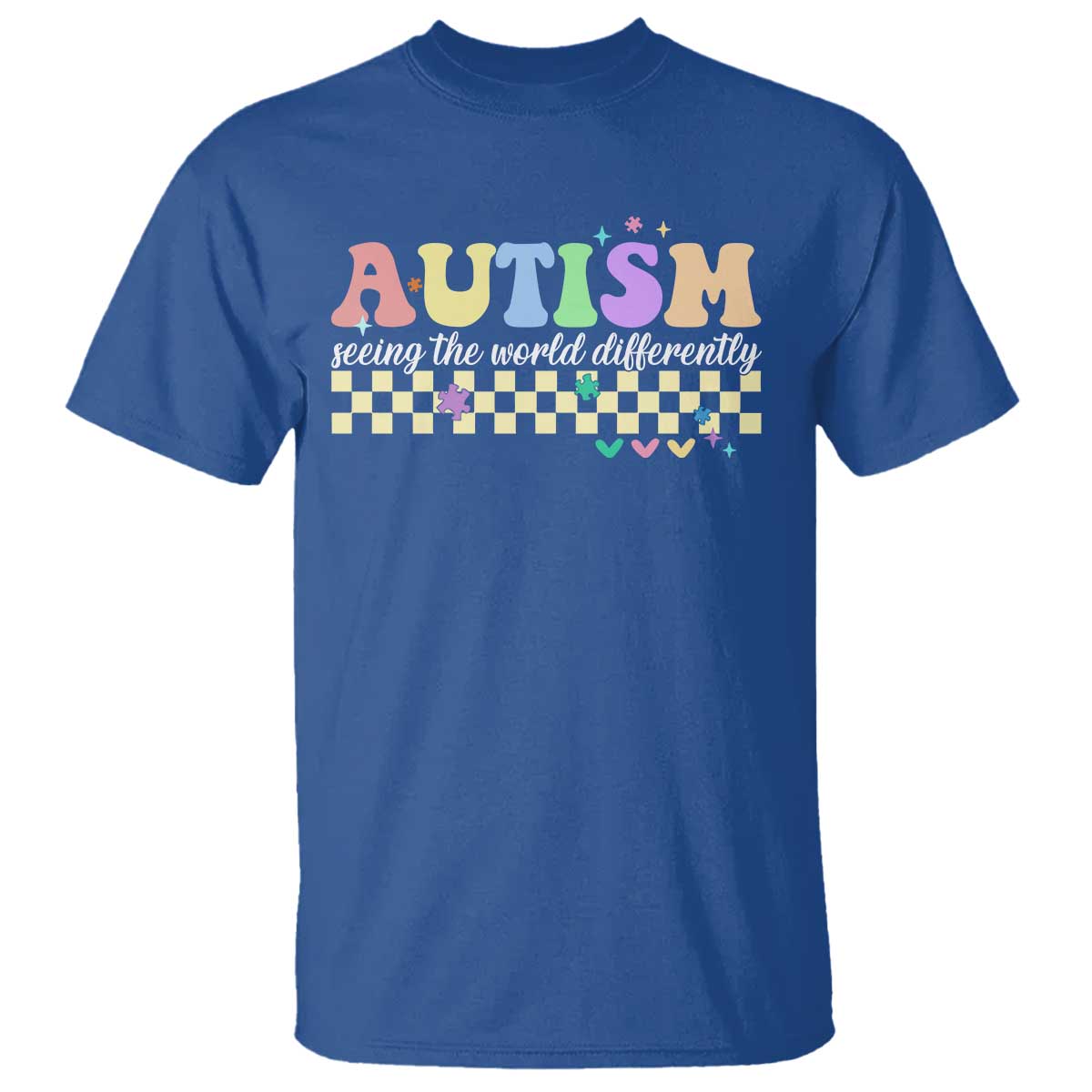 Autism Acceptance Month T Shirt Seeing the World Differently