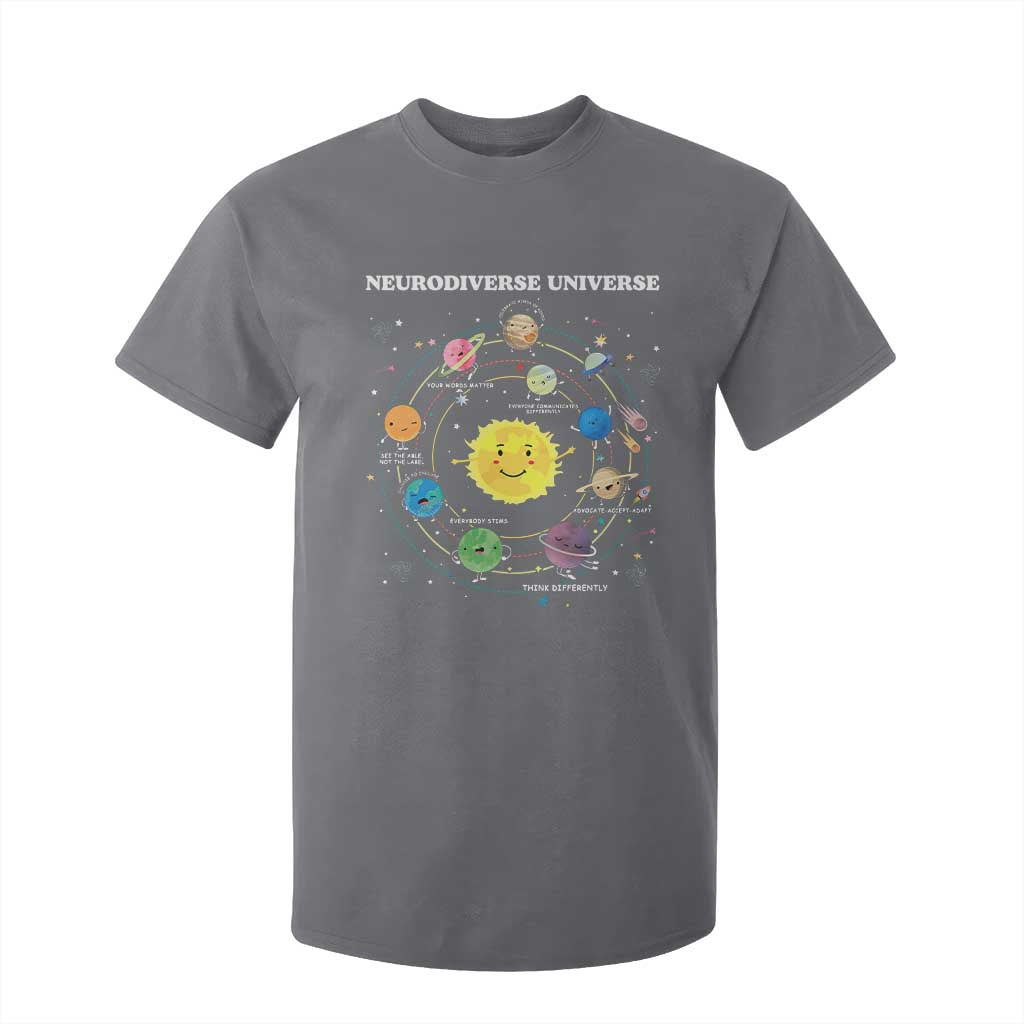 Autism Acceptance T Shirt For Kid Neurodiverse Universe Sped Teacher Support