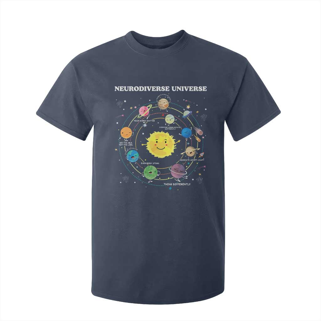 Autism Acceptance T Shirt For Kid Neurodiverse Universe Sped Teacher Support