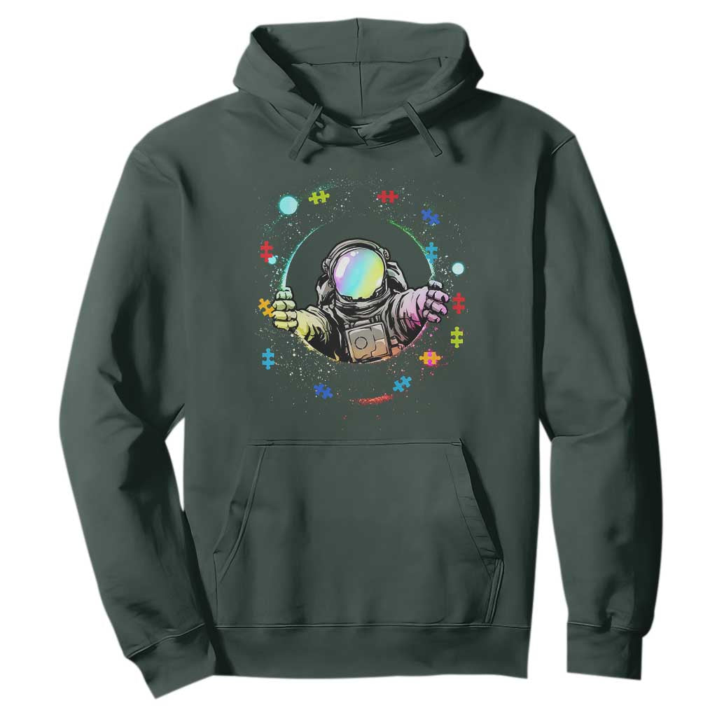 Astronaut Autism Support Hoodie Space Autistic Kids Sped Teacher