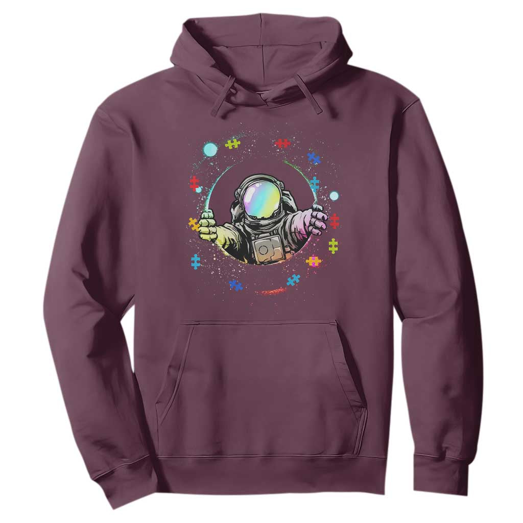 Astronaut Autism Support Hoodie Space Autistic Kids Sped Teacher