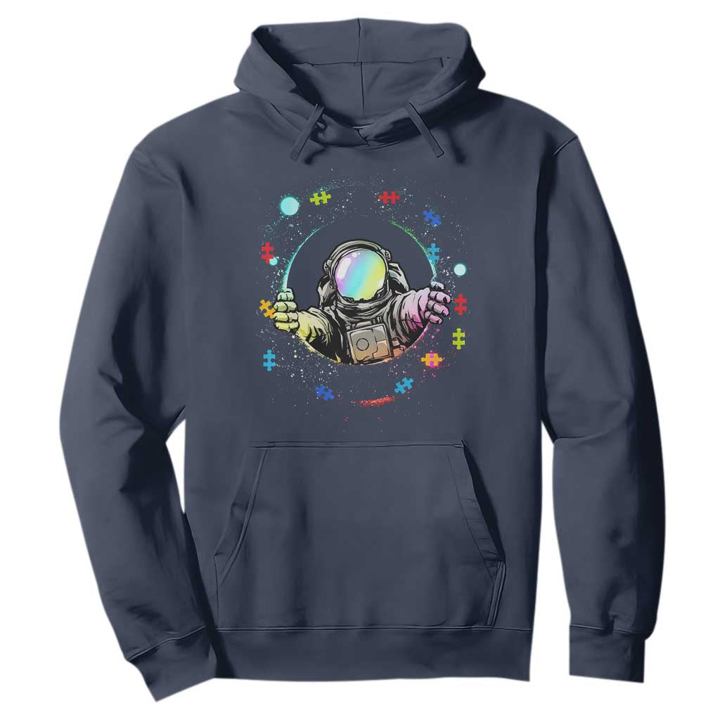 Astronaut Autism Support Hoodie Space Autistic Kids Sped Teacher