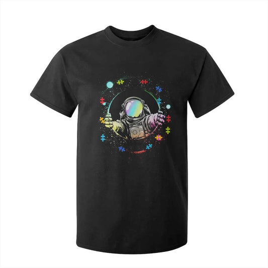 Astronaut Autism Support T Shirt For Kid Space Autistic Kids Sped Teacher