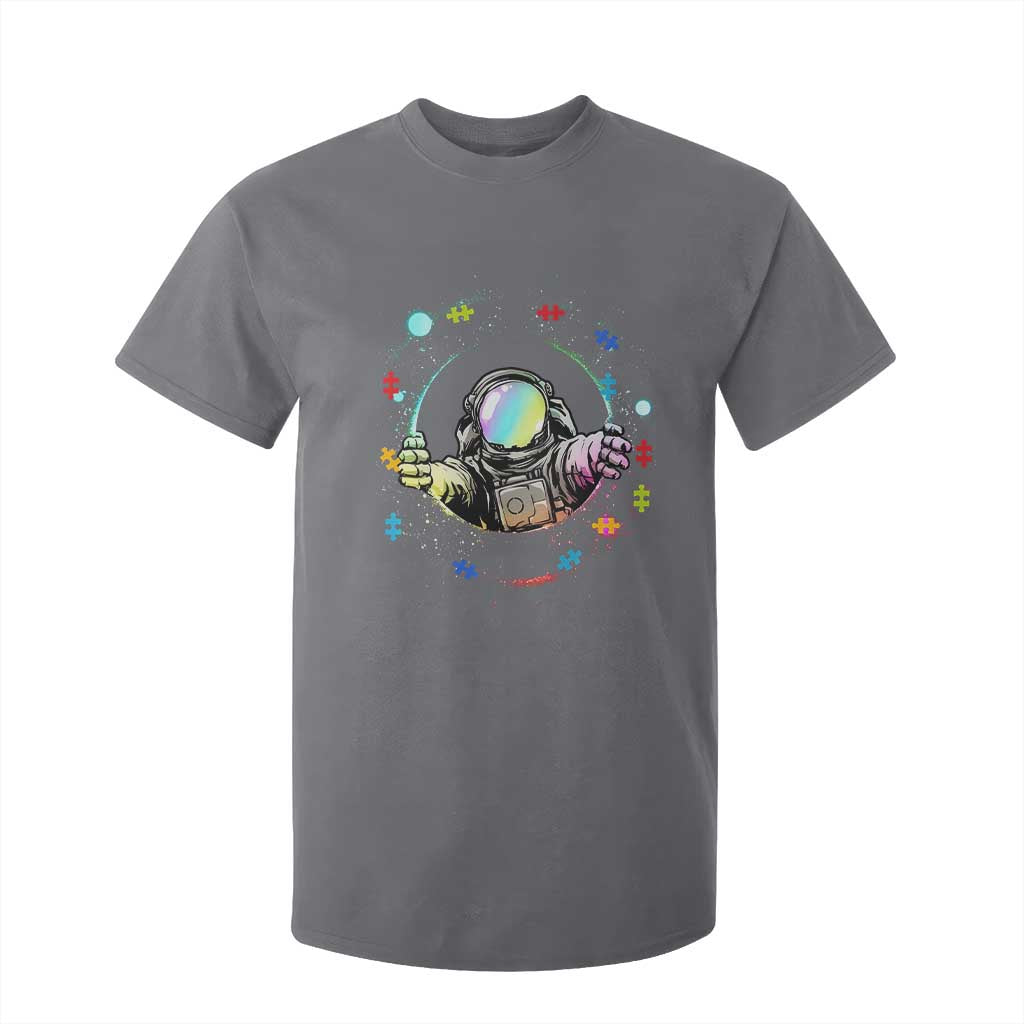 Astronaut Autism Support T Shirt For Kid Space Autistic Kids Sped Teacher