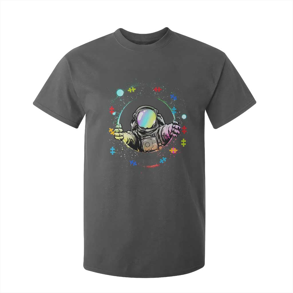 Astronaut Autism Support T Shirt For Kid Space Autistic Kids Sped Teacher