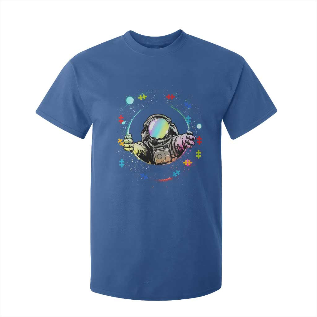 Astronaut Autism Support T Shirt For Kid Space Autistic Kids Sped Teacher