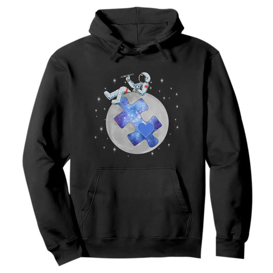 Autism Support Astronaut Hoodie Space Stars Autistic Kids Sped Teacher