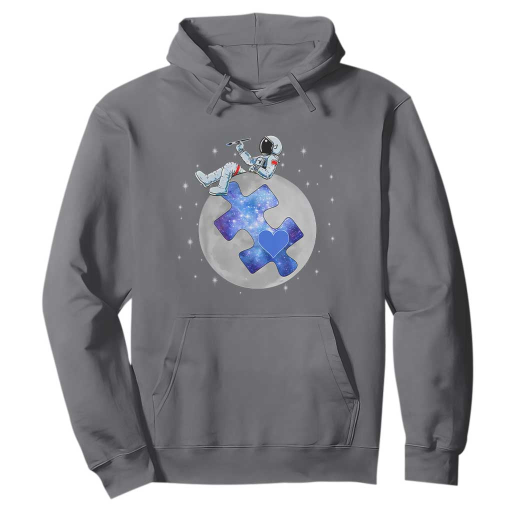 Autism Support Astronaut Hoodie Space Stars Autistic Kids Sped Teacher