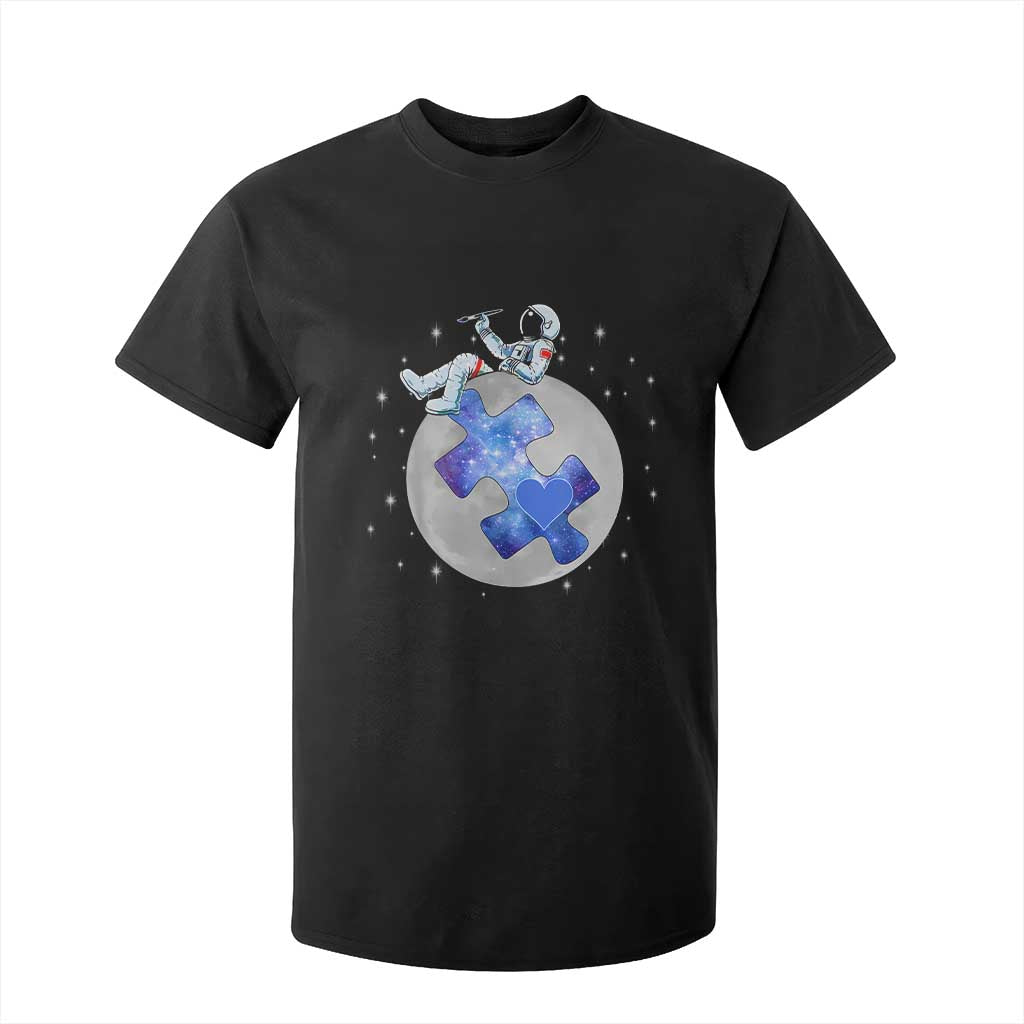 Autism Support Astronaut T Shirt For Kid Space Stars Autistic Kids Sped Teacher