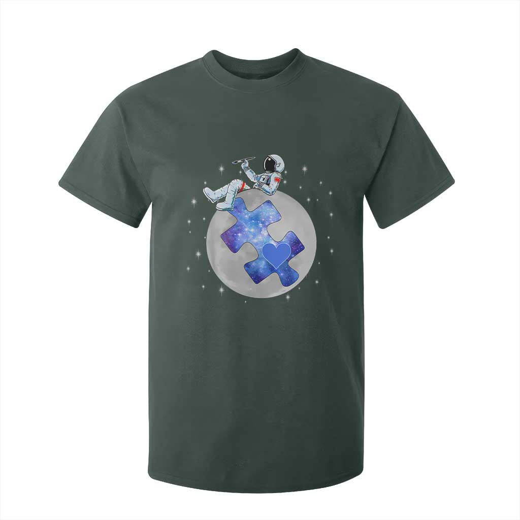 Autism Support Astronaut T Shirt For Kid Space Stars Autistic Kids Sped Teacher