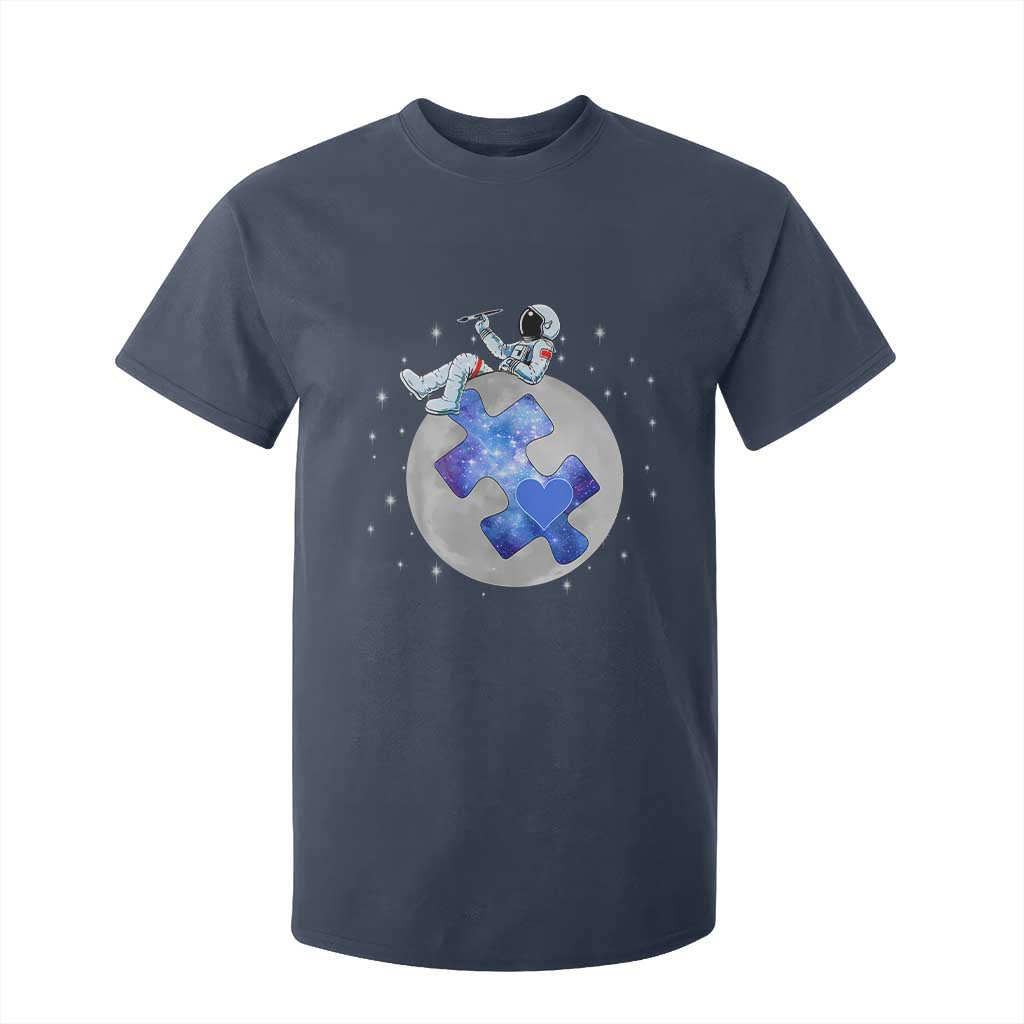 Autism Support Astronaut T Shirt For Kid Space Stars Autistic Kids Sped Teacher