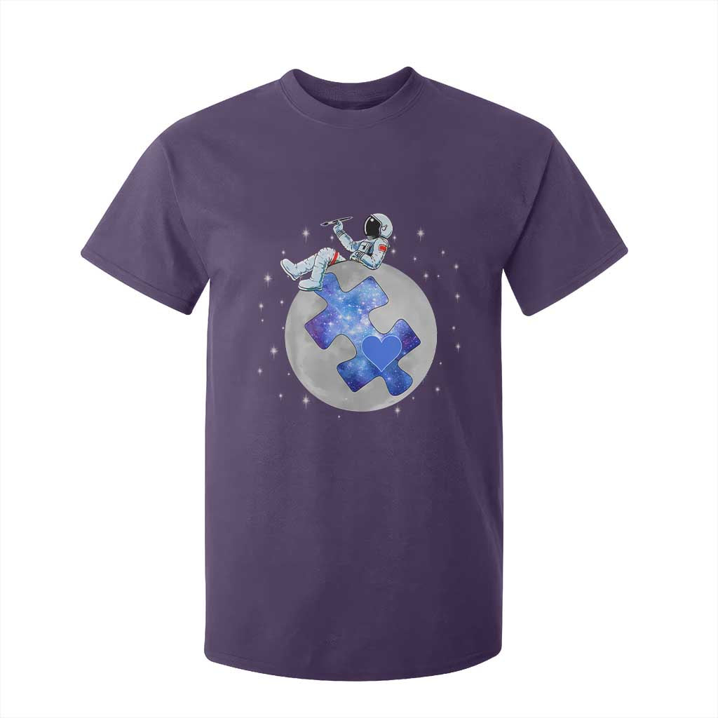 Autism Support Astronaut T Shirt For Kid Space Stars Autistic Kids Sped Teacher