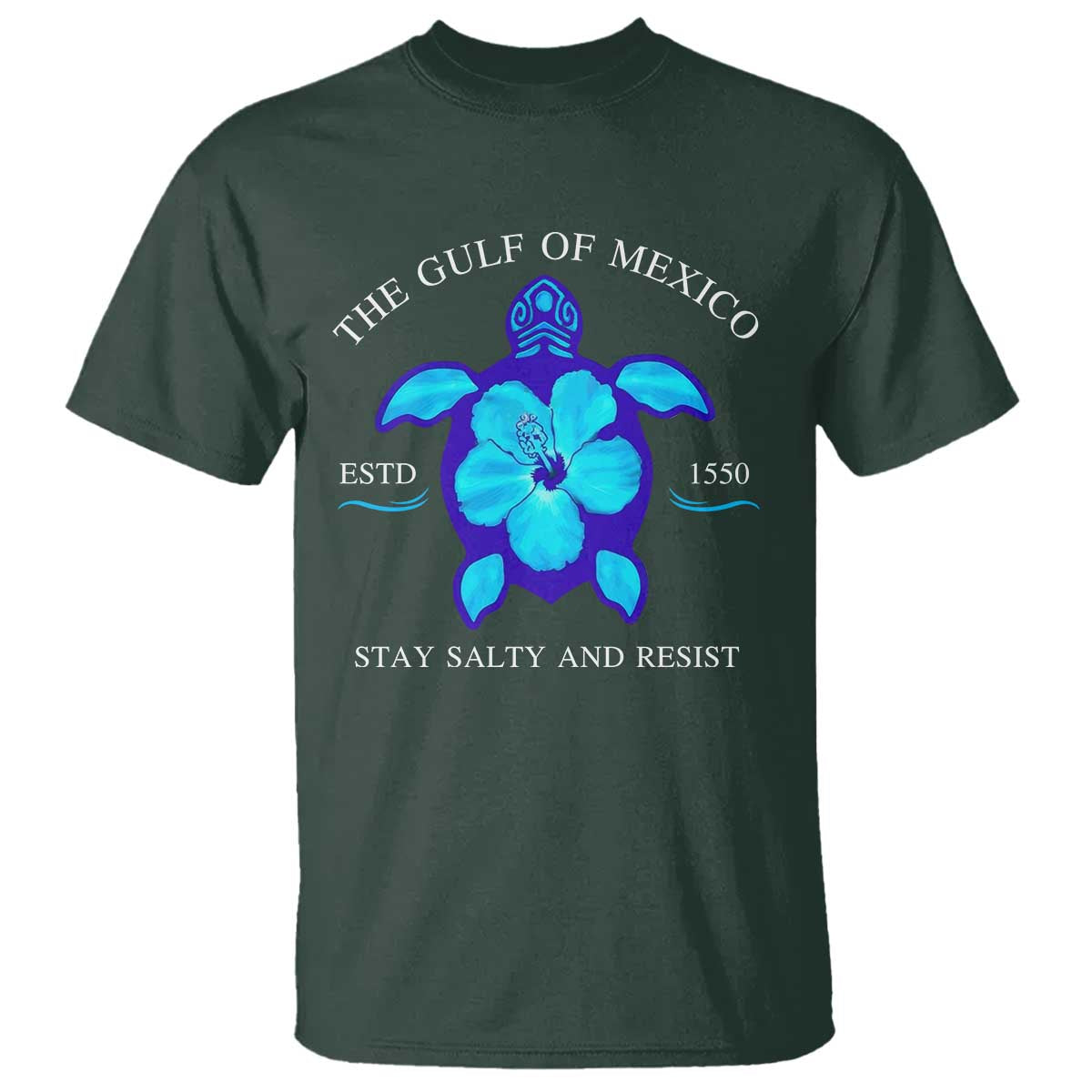 gulf-of-mexico-t-shirt-texas-alabama-florida-beach-turtle-hibiscus