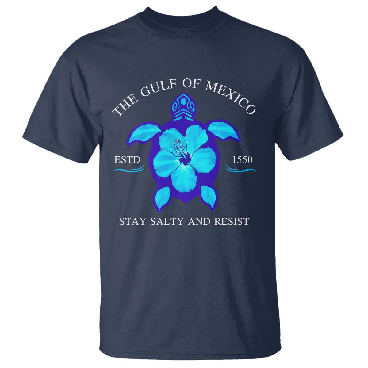 gulf-of-mexico-t-shirt-texas-alabama-florida-beach-turtle-hibiscus