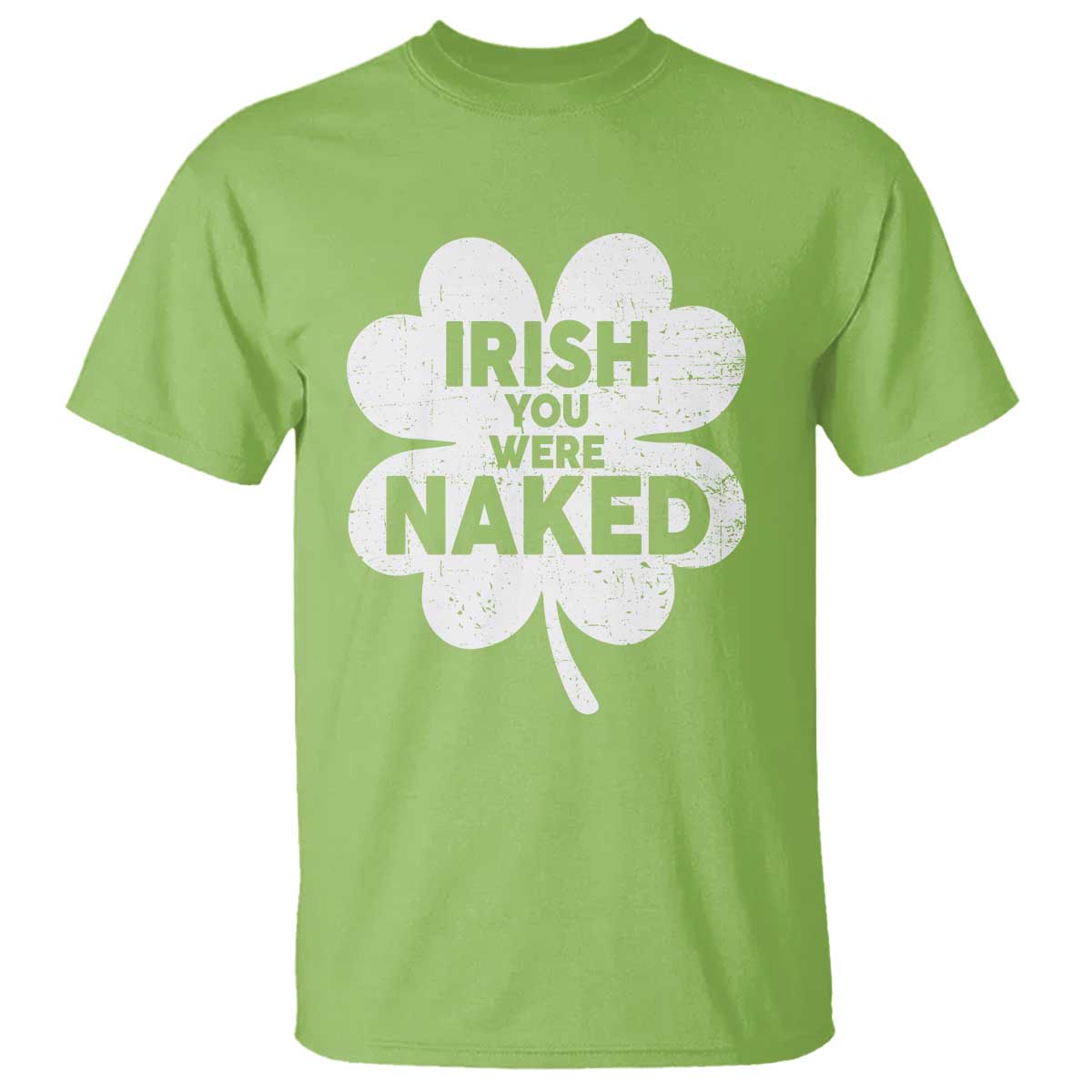 funny-st-patricks-day-t-shirt-irish-you-were-naked-vintage-clover-shamrock