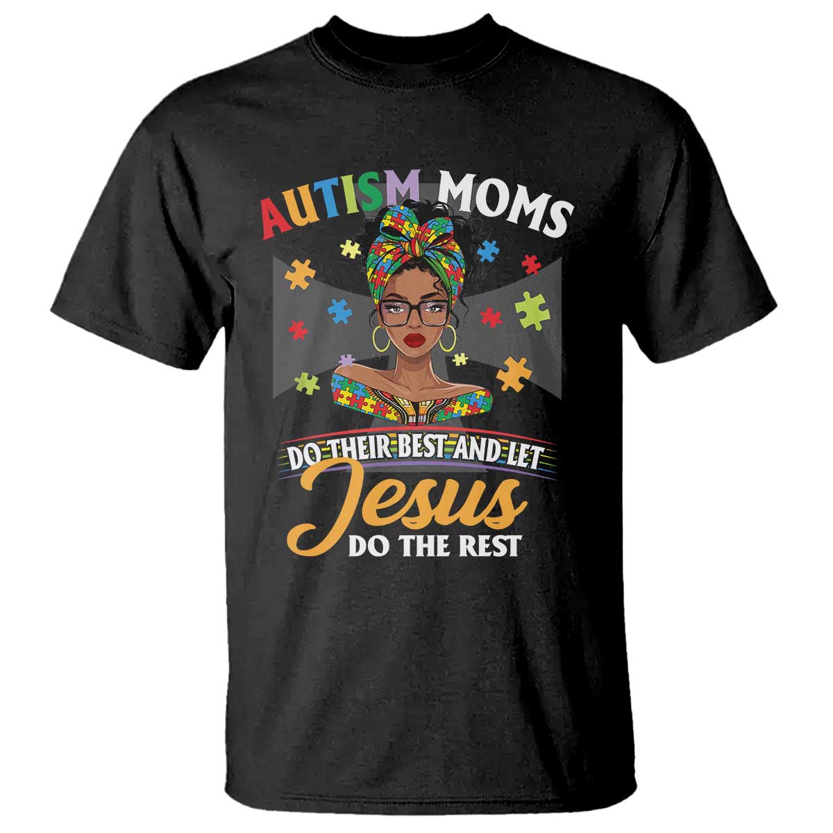 afro-autism-mom-t-shirt-african-american-autistic-black-mama-religious-cross