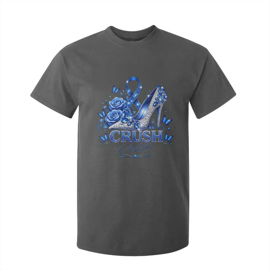 ALS Support T Shirt For Kid Blue Ribbon Women Crush ALS