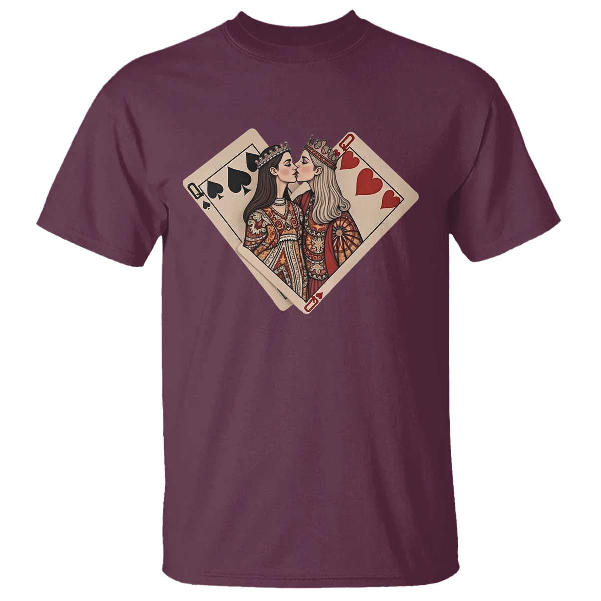 lesbian-pride-t-shirt-vintage-kissing-cards-sapphic-art