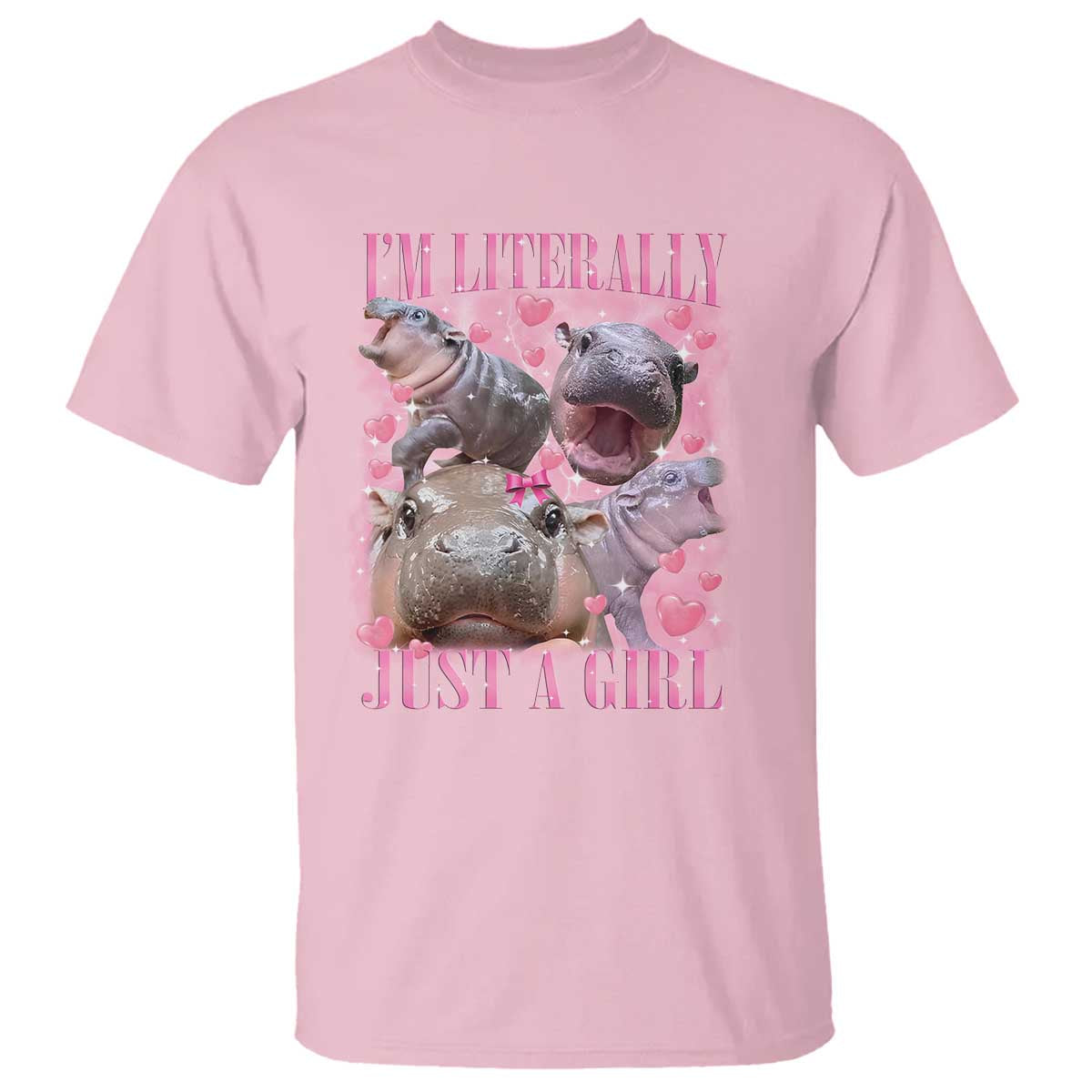 funny-moo-deng-baby-pygmy-hippo-t-shirt-funny-im-literally-just-a-girl-cute-zoo-for-family