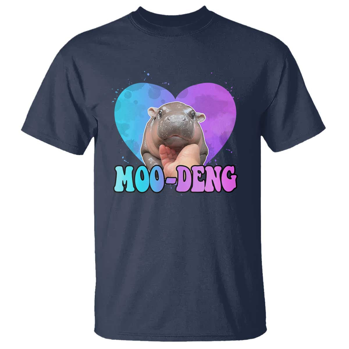 funny-moo-deng-baby-pygmy-hippo-t-shirt-heart-shape-cute-zoo-for-family