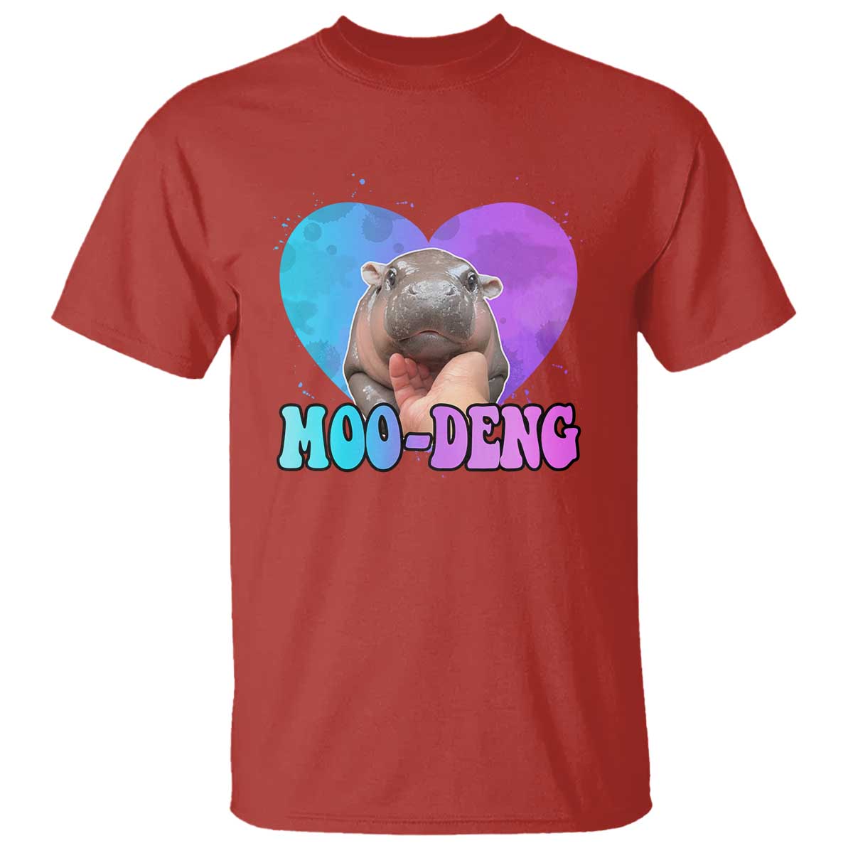 funny-moo-deng-baby-pygmy-hippo-t-shirt-heart-shape-cute-zoo-for-family