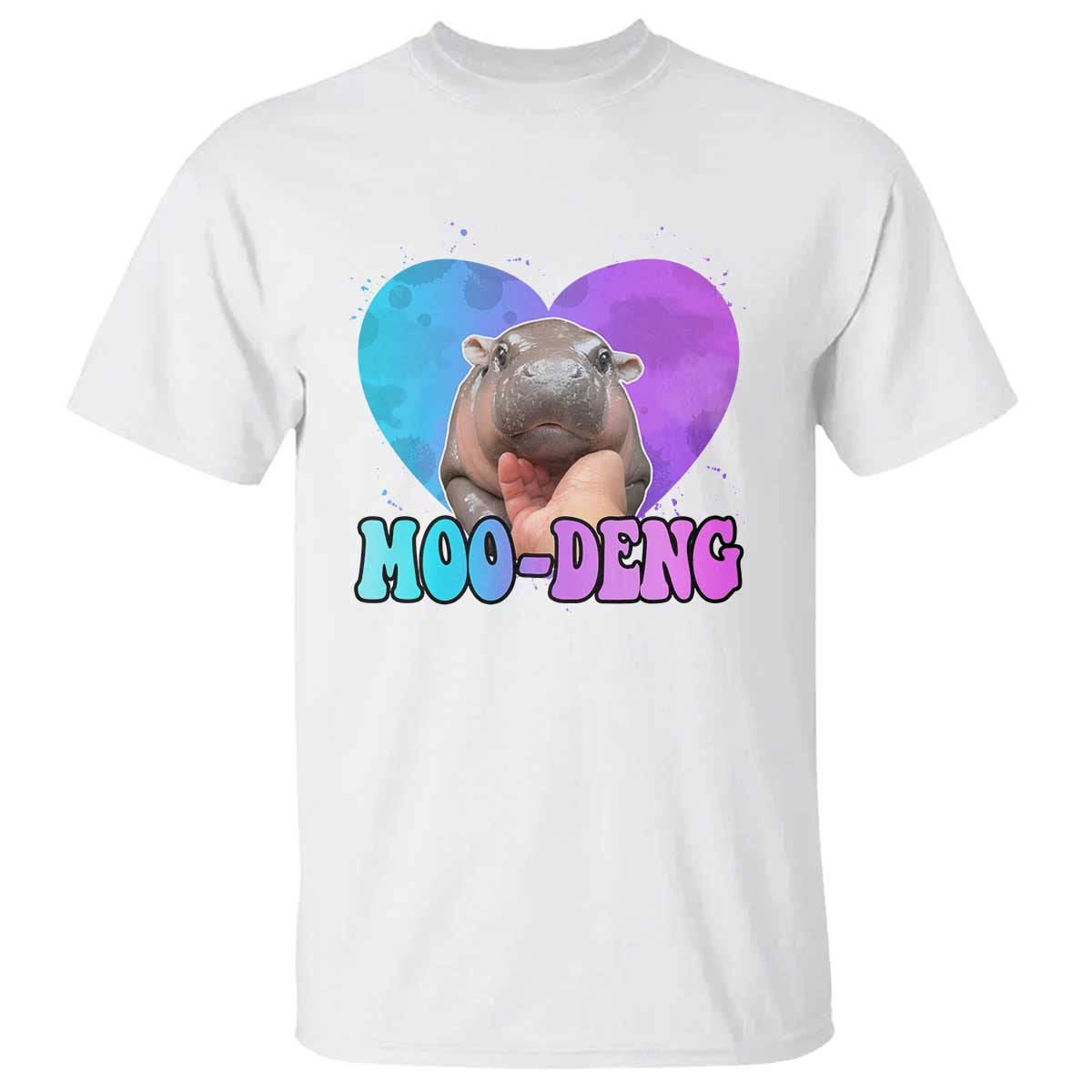 funny-moo-deng-baby-pygmy-hippo-t-shirt-heart-shape-cute-zoo-for-family
