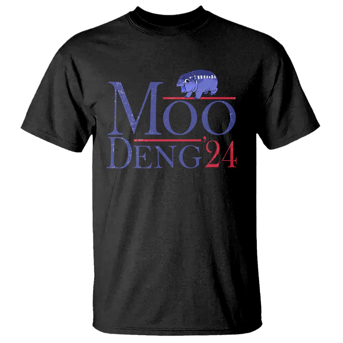 moo-deng-for-president-election-2024-t-shirt-funny-baby-hippo-meme-cute-zoo-for-family