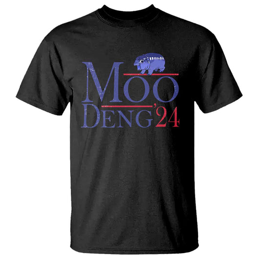 moo-deng-for-president-election-2024-t-shirt-funny-baby-hippo-meme-cute-zoo-for-family