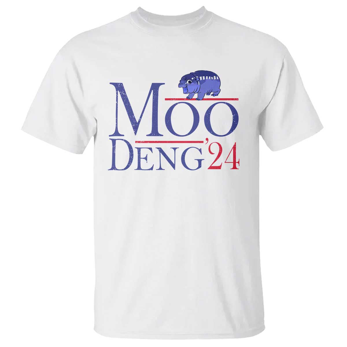 moo-deng-for-president-election-2024-t-shirt-funny-baby-hippo-meme-cute-zoo-for-family