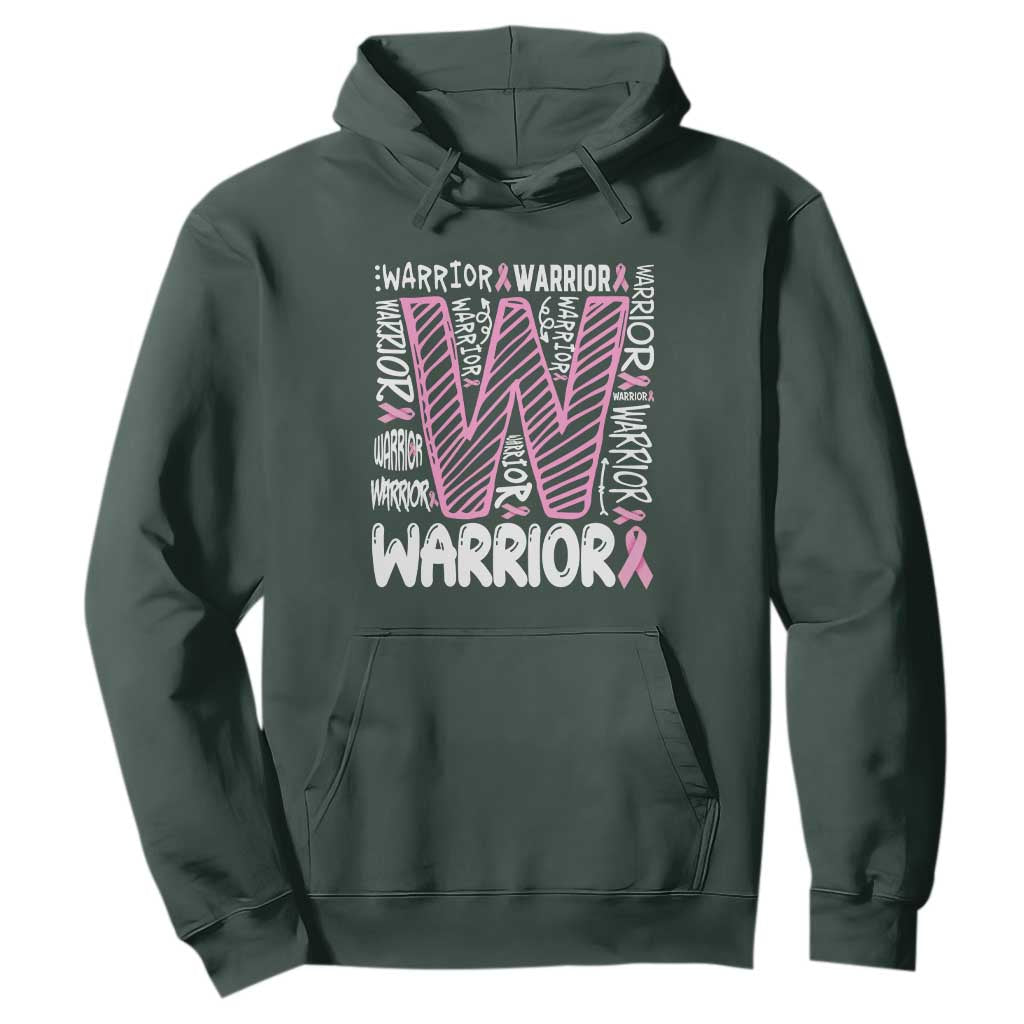 Breast Cancer Support In October We Wear Pink Hoodie Pink Ribbon Warriors Team