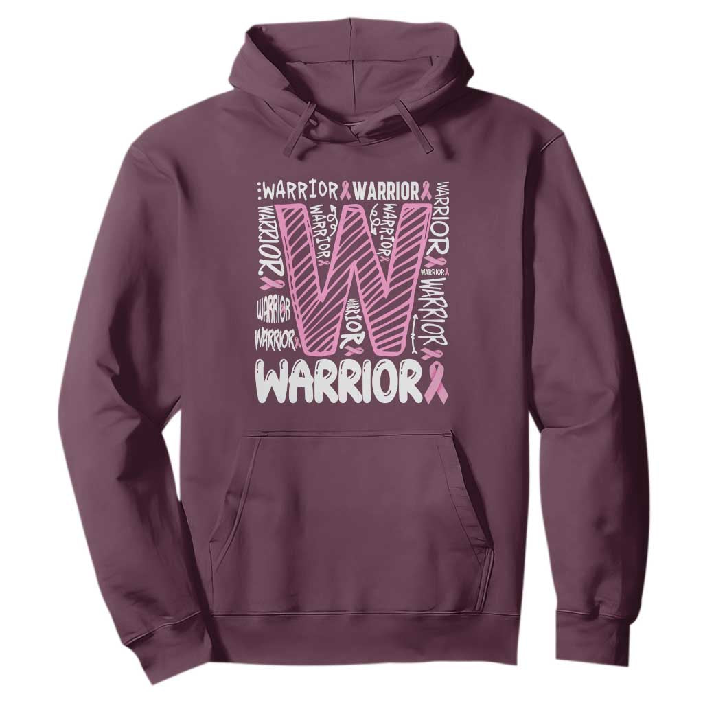 Breast Cancer Support In October We Wear Pink Hoodie Pink Ribbon Warriors Team