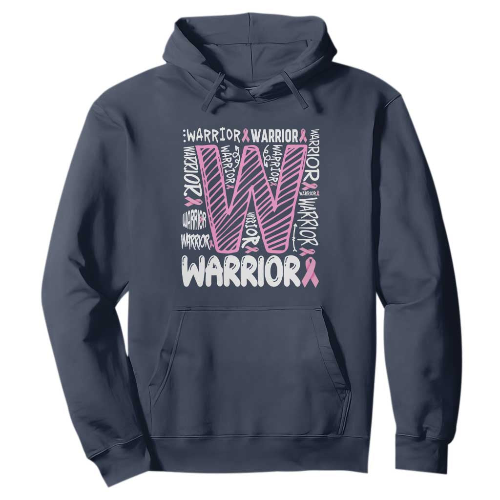 Breast Cancer Support In October We Wear Pink Hoodie Pink Ribbon Warriors Team