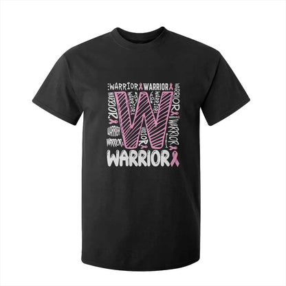Breast Cancer Support In October We Wear Pink T Shirt For Kid Pink Ribbon Warriors Team